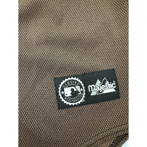 Boston Red Sox Majestic Stitched Logo Baseball Jersey Medium - Picture 5 of 8